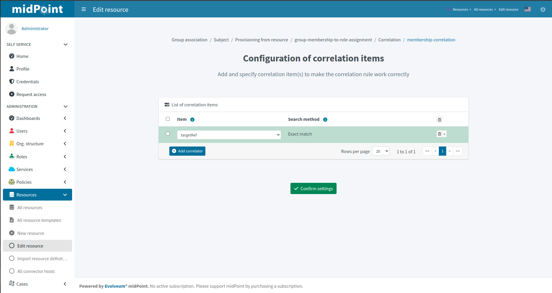 step 4 correlation items