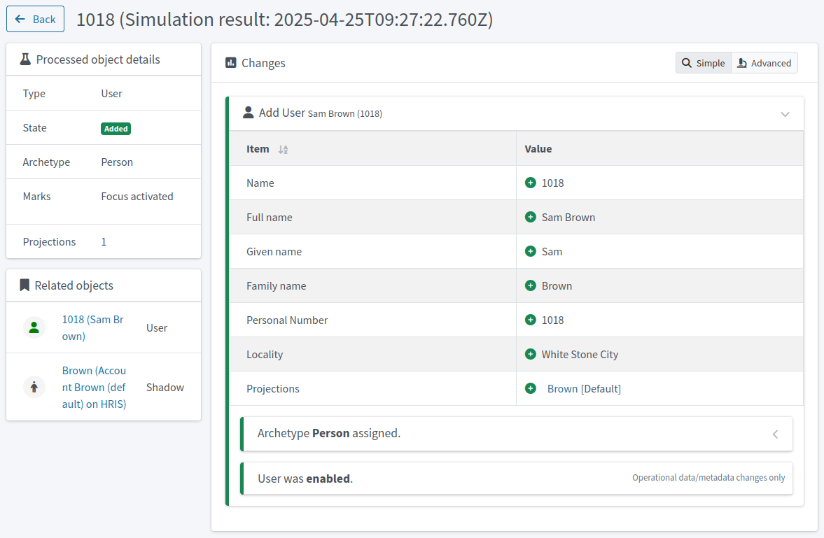 gui import preview single account simulation result details
